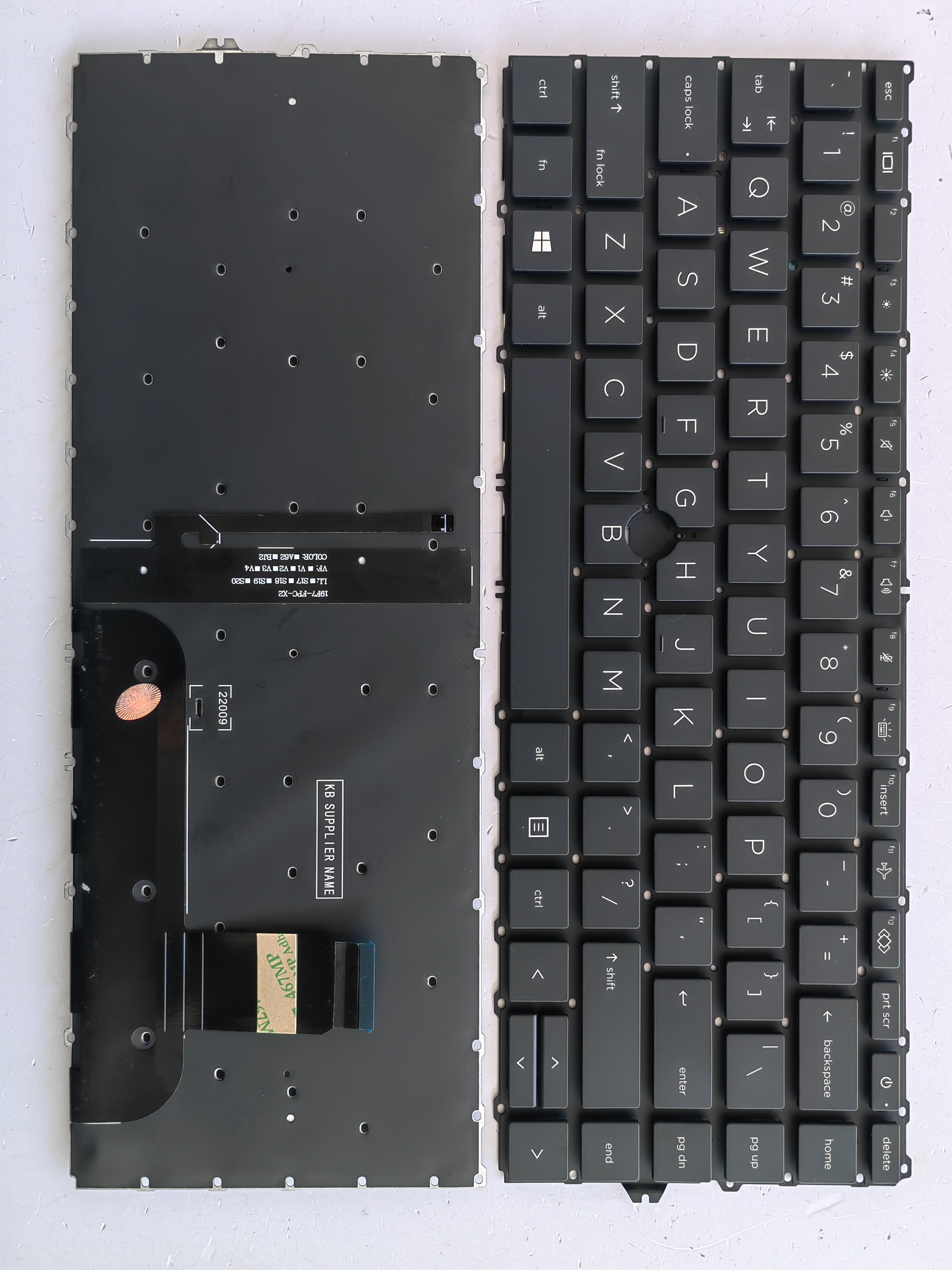 Picture of New Replacement Laptop Keyboard For HP 840G7/745G7/SK quality/840G8/745G8/zbook firefly 14 G7 BLACK With hole Backlit (OEM) US Layout